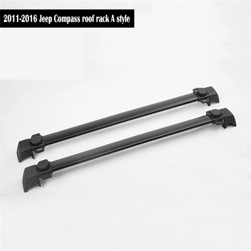 OEM style Roof Rack Cross bar For Jeep Compass 2011-2016 Rails Bar Luggage Carrier Bars top Rack Rail Boxes Aluminum alloy