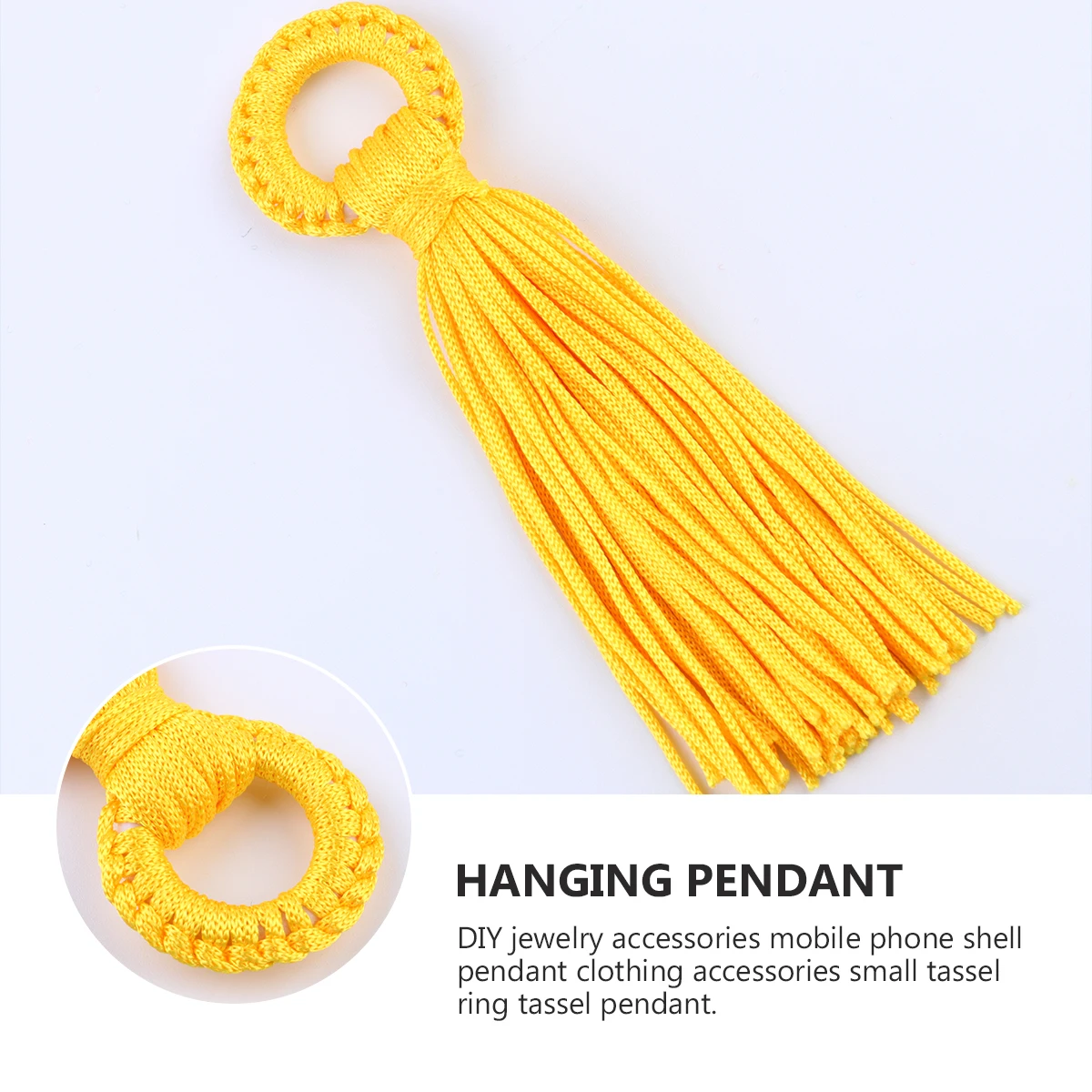 

12 Pcs Jewelry Tassel Pendant Tassels Crafting Polyester Making Mobile Phone Shell