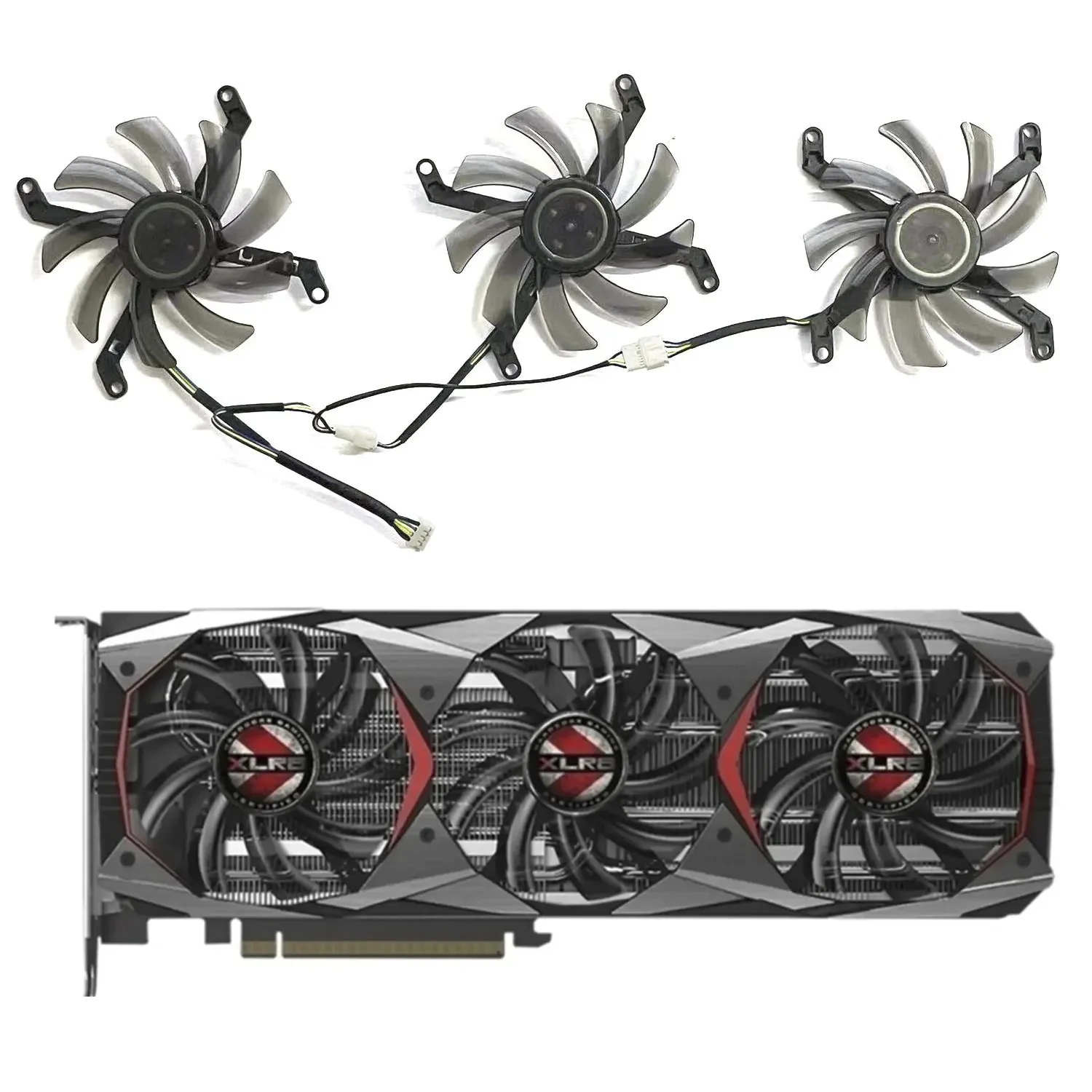 

T129215SU 0.50A GTX1080Ti Cooler Fan Replace For PNY Manli GeForce GTX 1080 Ti 11GB XLR8 Gaming OC Graphics Card Fan