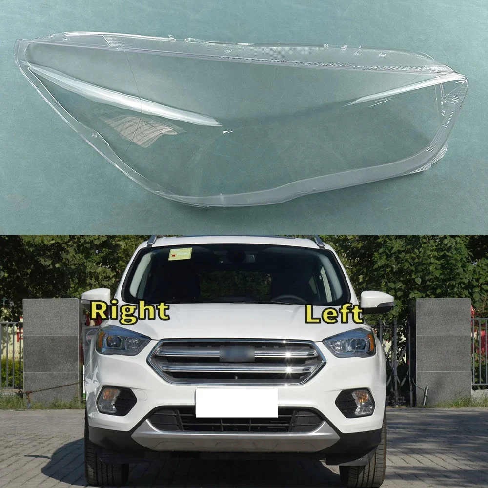 

For Ford Kuga 2017 2018 2019 Headlamp Lamp Cover Headlight Shell Transparent Mask Lens Plexiglass Replace Original Lampshade