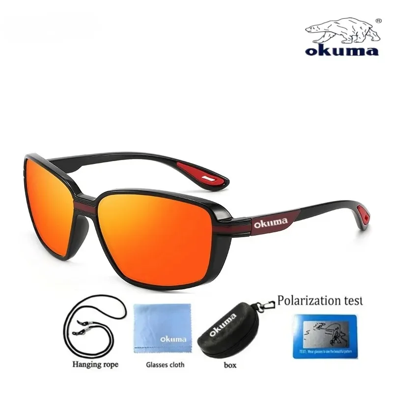 Okuma 26 Year New Outdoor-Sportbrille, polarisierte Fahrradbrille, geeignet für Angeln, Camping, Wandern, Radfahren, Sonnenbrille