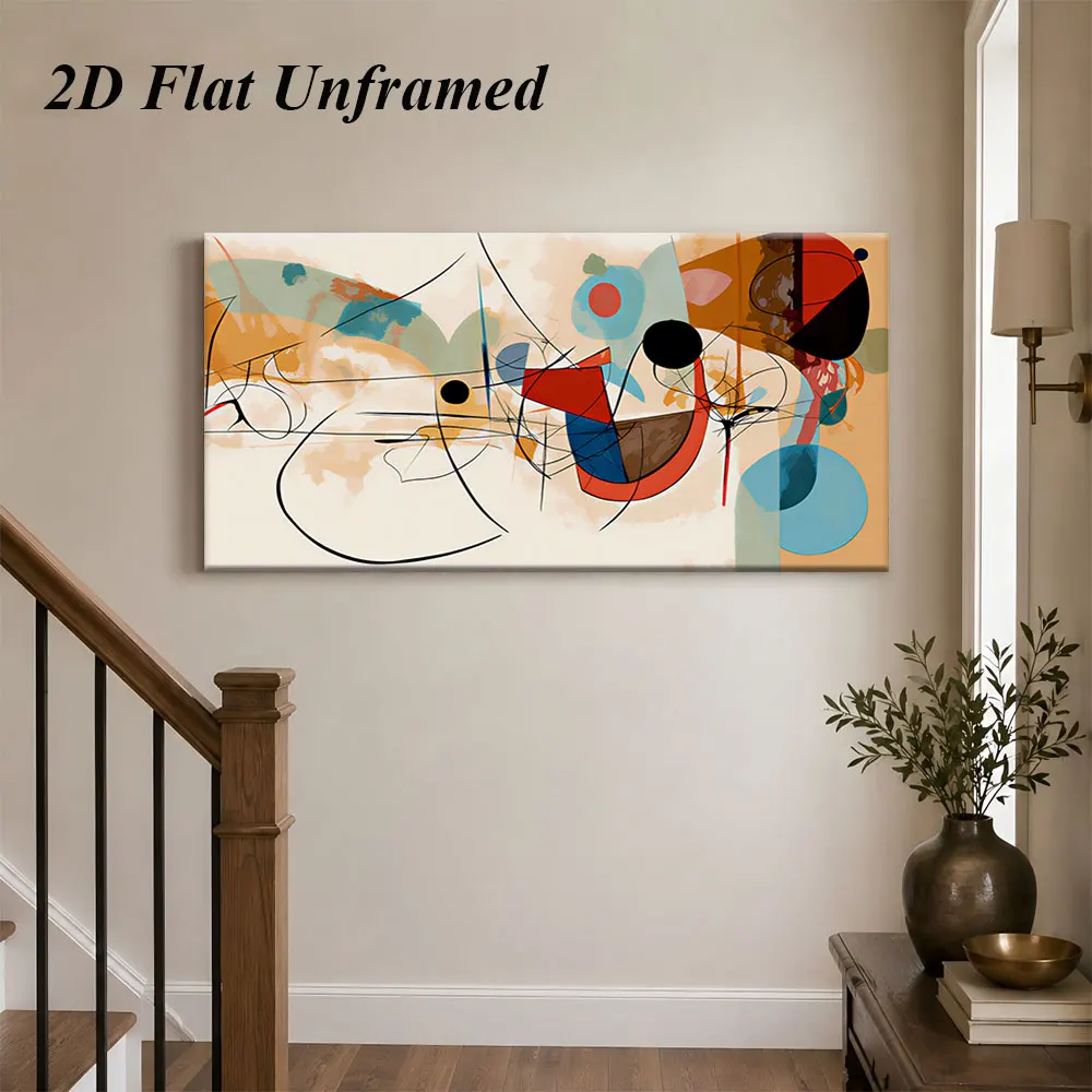 1 modern abstract art frameless decorative painting Nordic minimalist living room sofa background wall painting creative abstrac