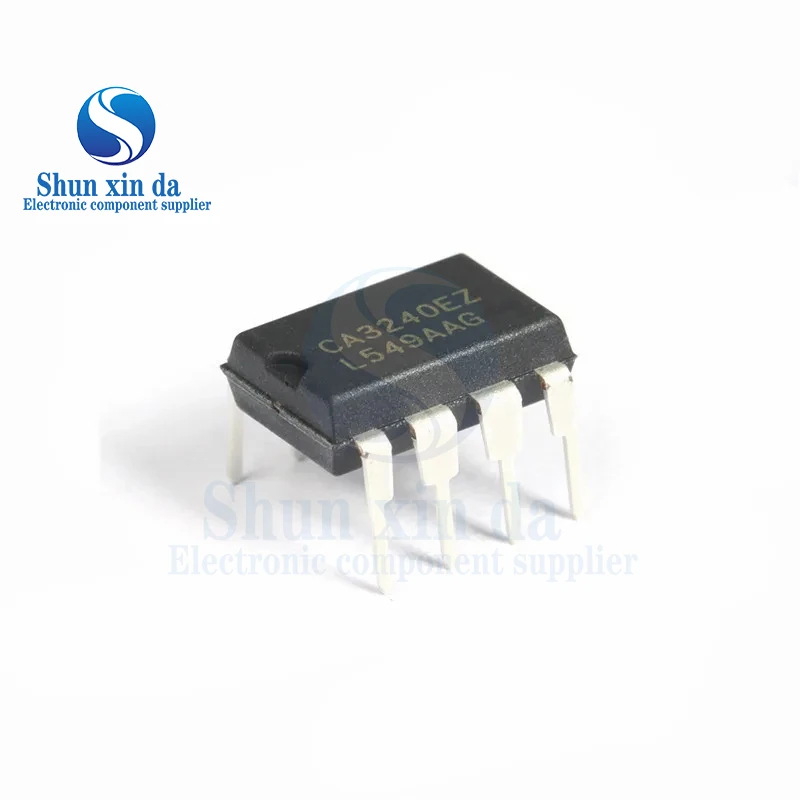 10PCS CA3140 CA3140E CA3140EZ DIP-8 4.5MHz BiMOS Operational Amplifier with MOSFET Input/Bipolar Output IC