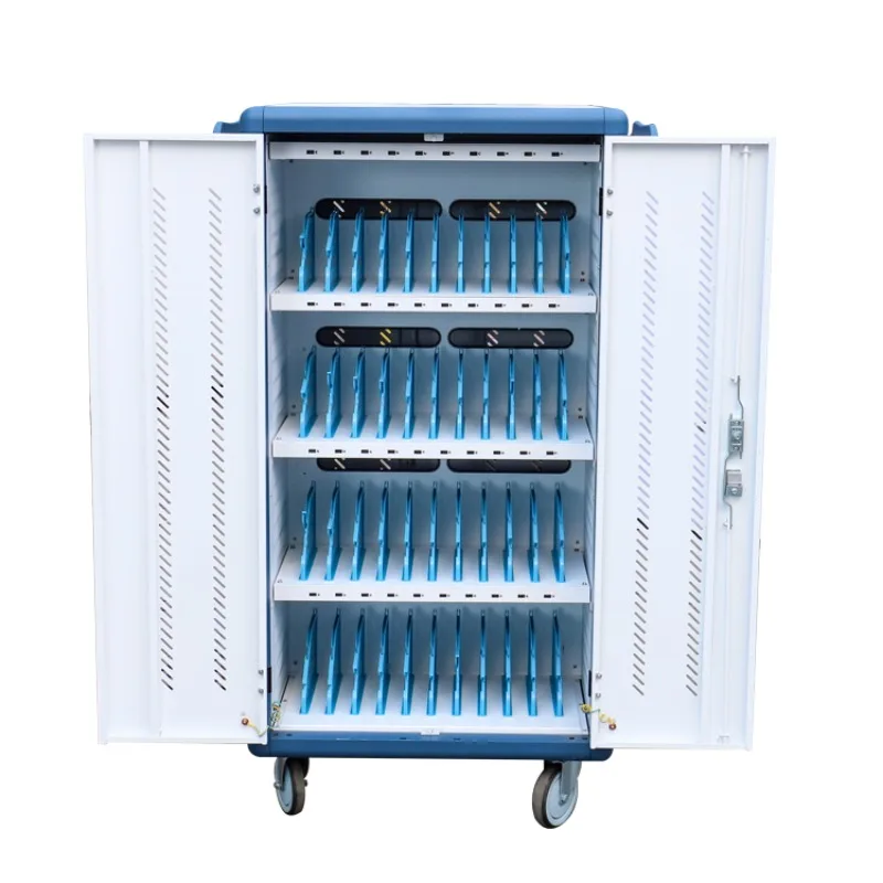 

Education Aluminum Frame 48Road Notebook and Pad School USB Fast Charging Trolley