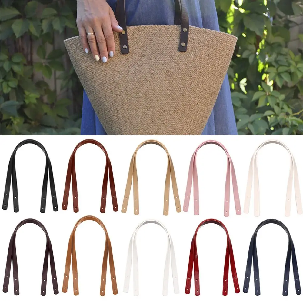 New PU Leather Handle Bag Accessories DIY Bag Belt Detachable Shoulder Bag Strap Simple Useful Handbag Band Handle