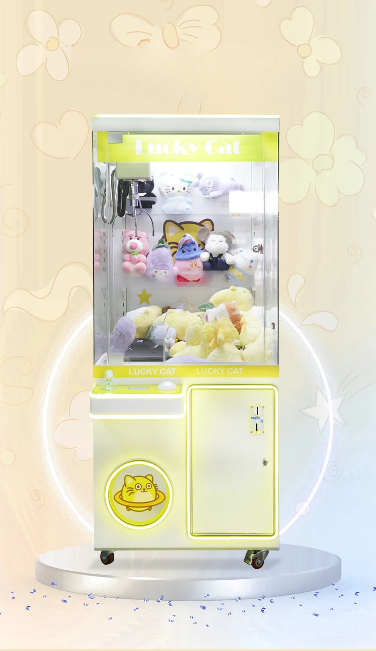 High Profits Claw Machine Game Factory Sale Arcade Claw Machine Pink Crane Machine Arcade For Kids