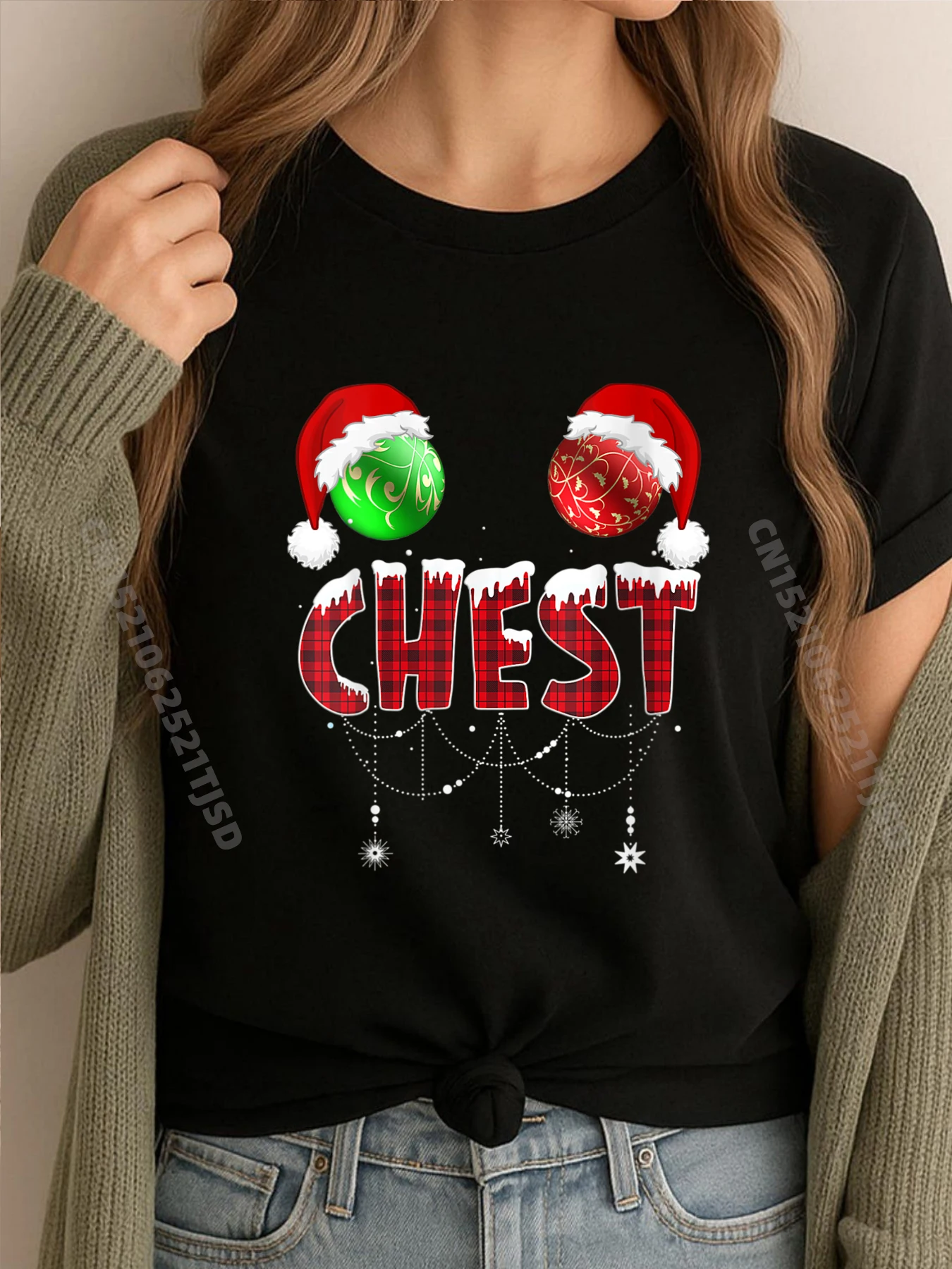 

Женская футболка с орехами на груди, рождественские одинаковые пары, каштаны, красная и черная футболка с рисунком, мужские футболки, женский дизайн