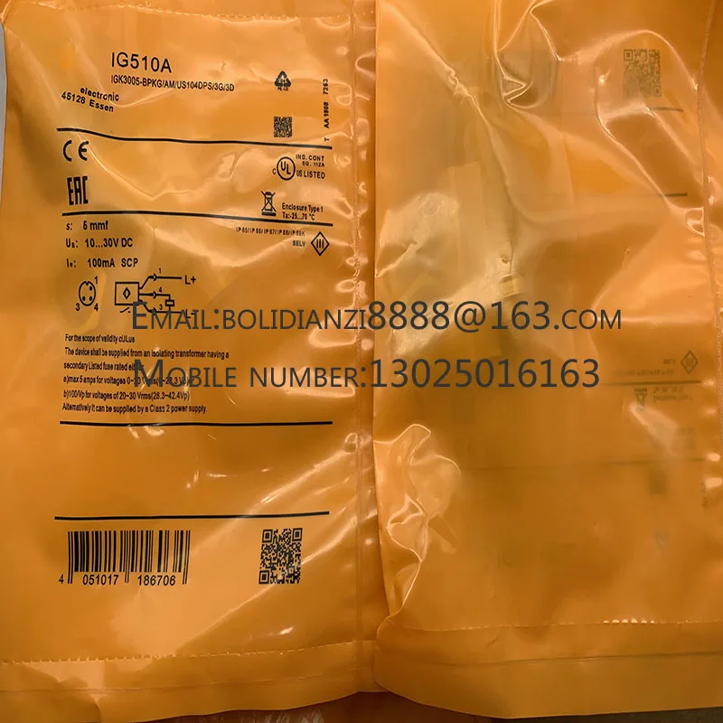

The brand-new original sensor IG510A IG511A warranty for one year in stock
