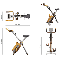 Professional Magnetic Recumbent Folding Fitness Exercise Bike, Suitable for Body Building, Indoor & Office Gym Use