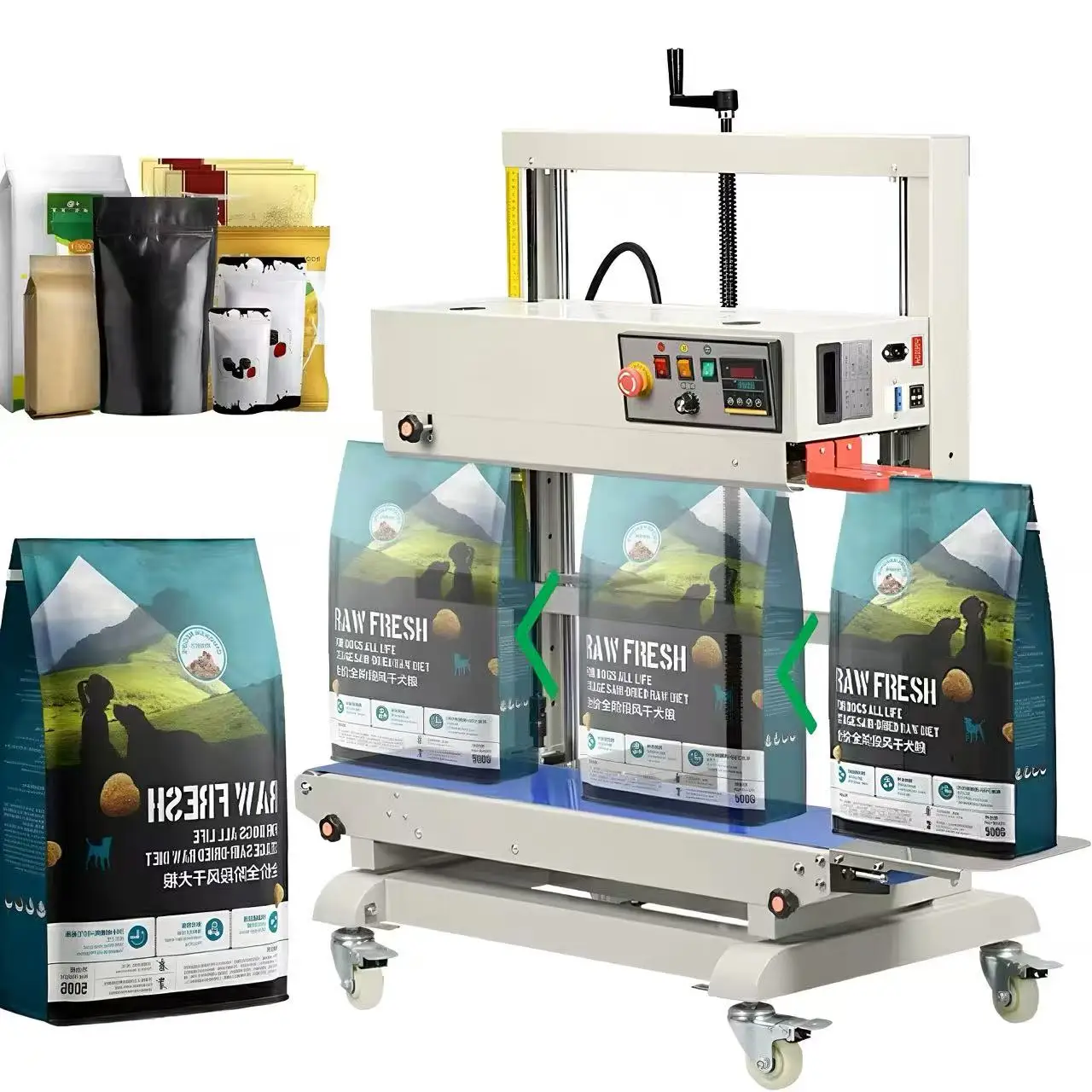 Vertical Continuous Band Seale - Plastic Bag Impulse Heat Sealer 评论和价格