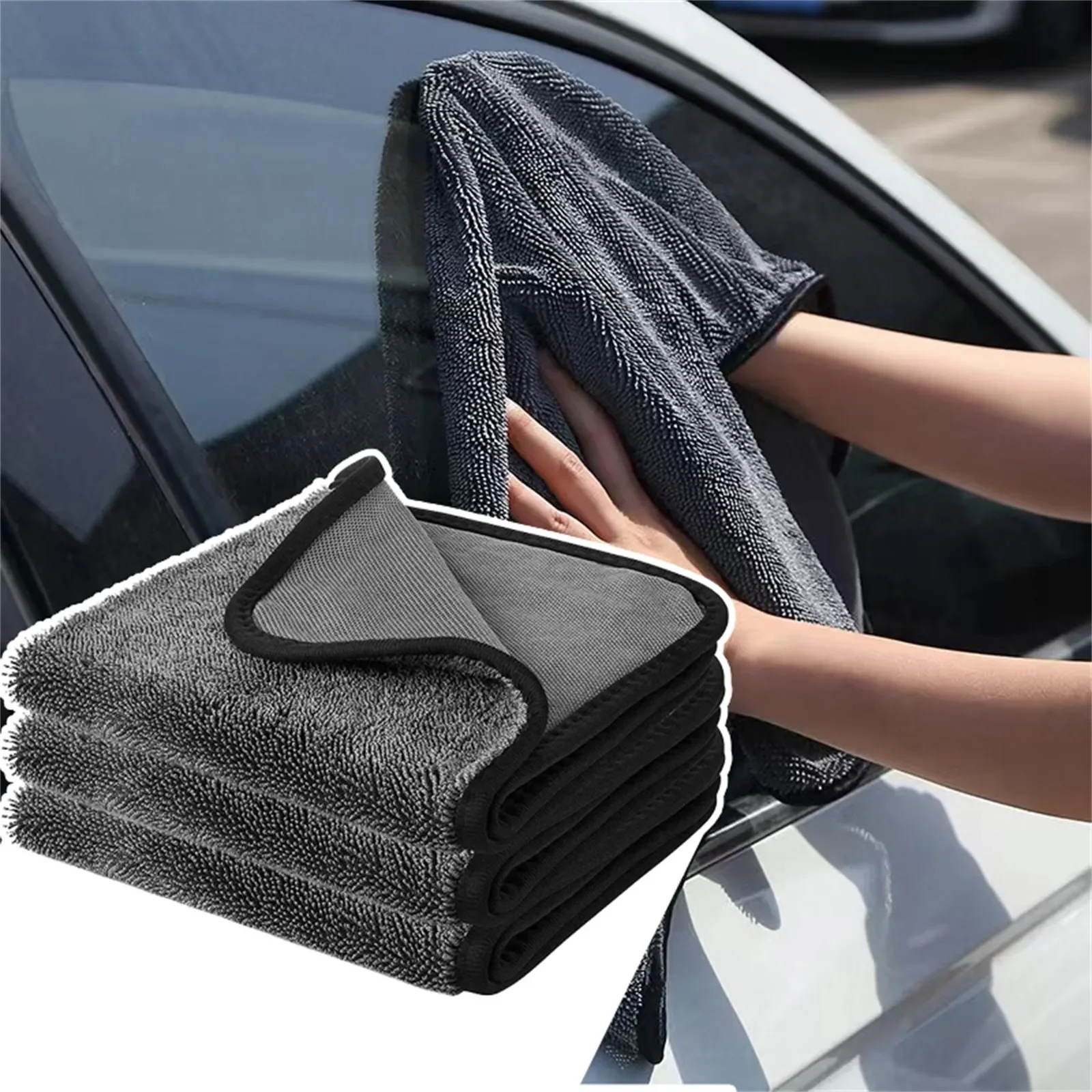 Car Drying Towels, Drying Towel, Microfibre Cloths, Shiny Bath, Fast Dry Cloth, Absorbent Shower Cubicles XXL Drying Cloth Amagi