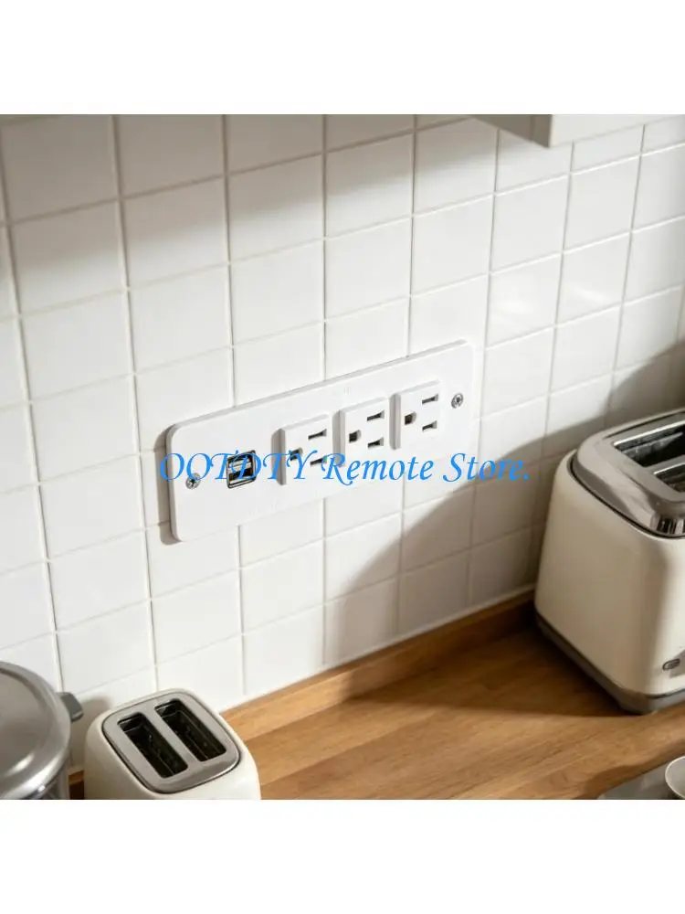  In Desk Power Workstations Power Outlet 3 Outlets 2 USB Port Recessed Desk Mount