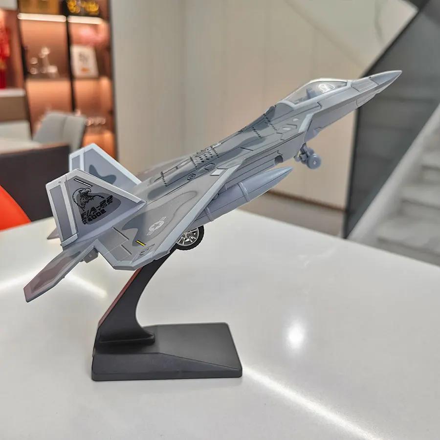 

Серая металлическая литая модель военного самолета Attack Fighter, подходит для подарков на День святого Валентина, подарков на день рождения