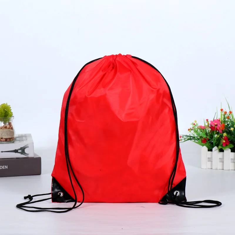 10 pcs Waterproof Gym Bag Drawstring Sack Fitness Travel Outdoor Backpack  Daybag Shopping Bags Swimming Basketball Sports Bags