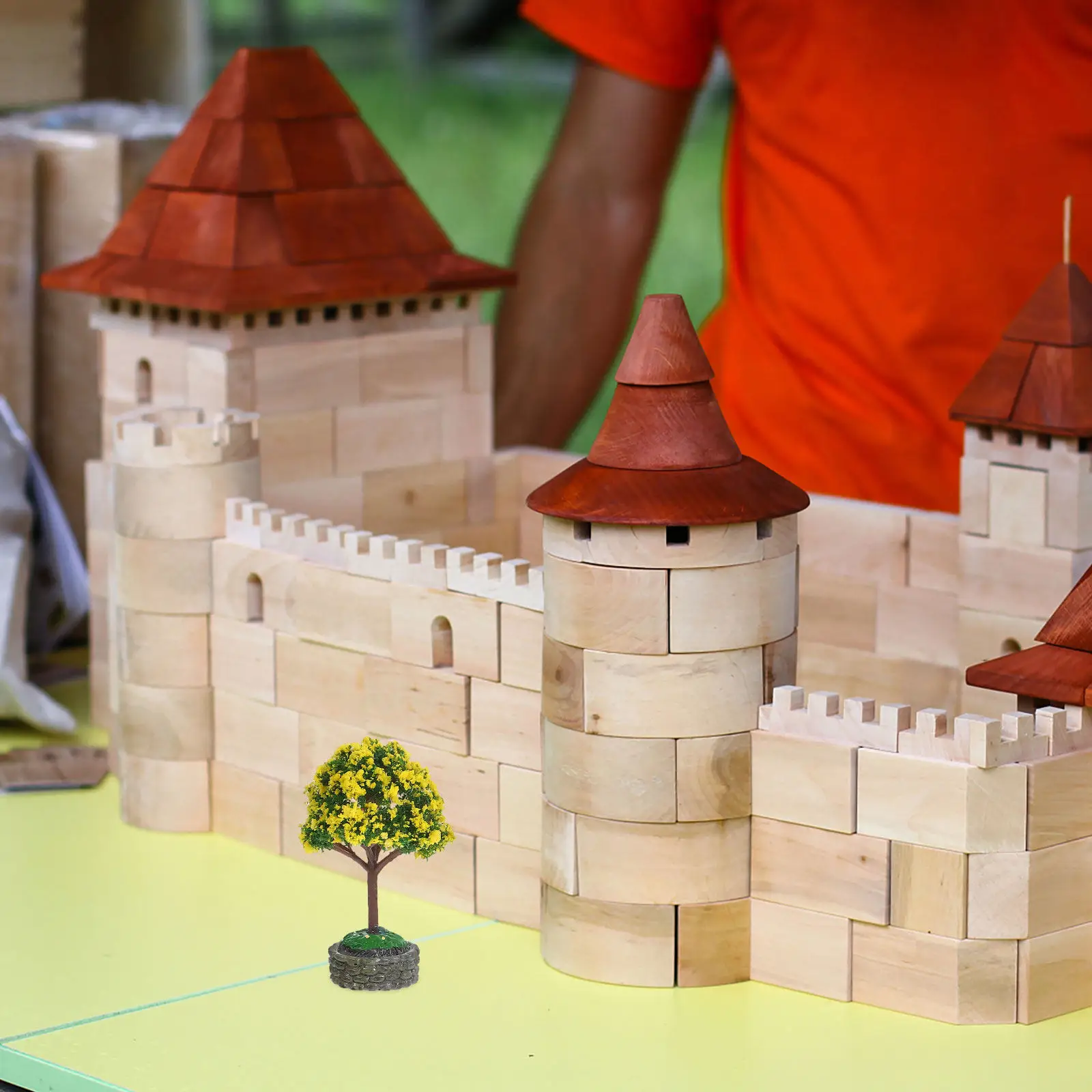 

4Pcs Lifelike Miniature Trees for Micro Landscape Garden Miniatures Diorama Supplies Miniature Landscaping Decoration Set