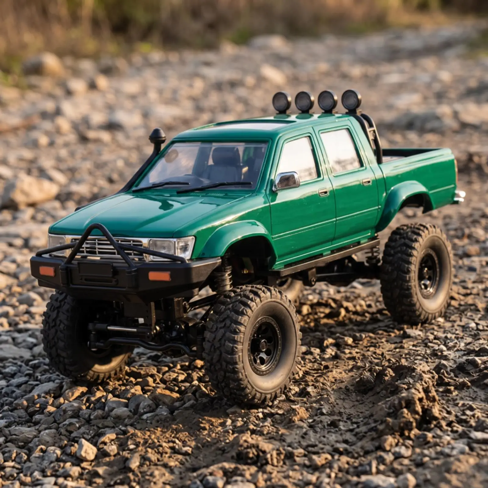 RC Pickup Truck 4WD RC Crawler 1:16 Scale Remote Control Truck for Hobbyists, Kids, Outdoor, Backyard