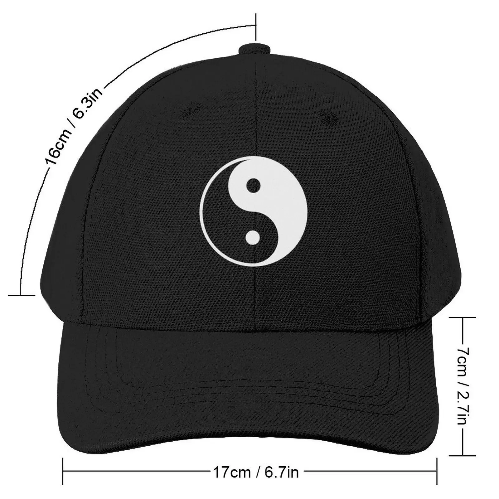 Yin Yang Symbol Baseball Cap dad hat hiking hat Trucker Cap Women Beach Fashion Men's