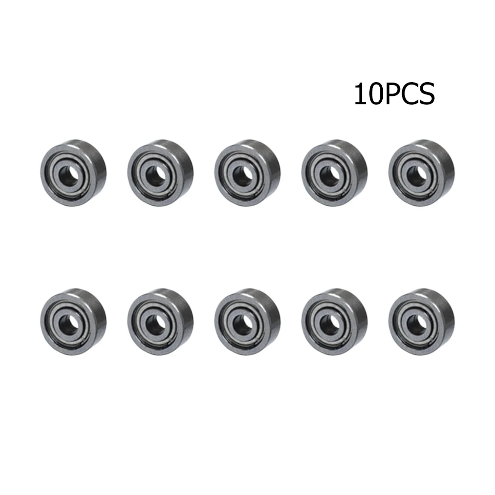 10pcs Roller Skate Bearings 3x10x4mm 623zz Roller Skate Wheel Bearings Carbon Steel Mute Ball Bearing Deep Groove for Skateboard