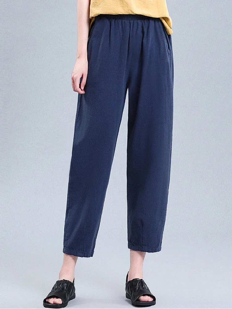 Pantaloni corti neri Pantaloni femminili Plus Seta di ghiaccio di grandi dimensioni con tasche Pantaloni da donna in cotone Estetica elastica anni '90 Originale G Xxl