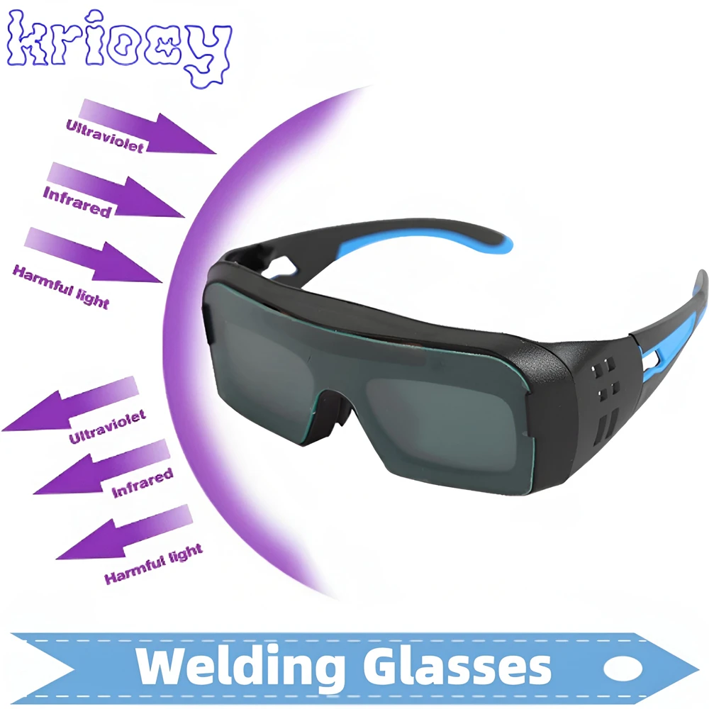 Auto Darkening Welding Glasses Solar Power Safety Protective Welders Glasses Argon Arc Welding EquipmentElectric Welding Glasses