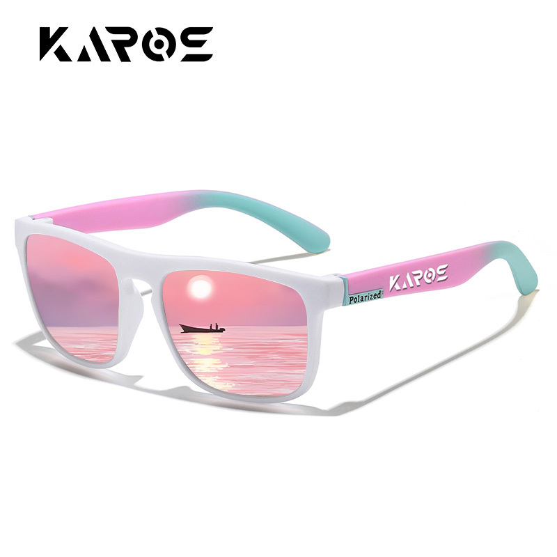  KAROS Sunglasses Men/Women Polarized Square Mirror Brand Design Luxury UV400 SunShade Unisex Fishing Driving Cycling Hiking 