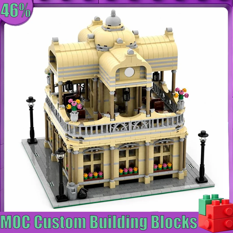 NEW 2335PCS Modular Elegant Building MOC Model Custom Puzzle Building Blocks DIY Assembly Creative Architecture Collection Gift
