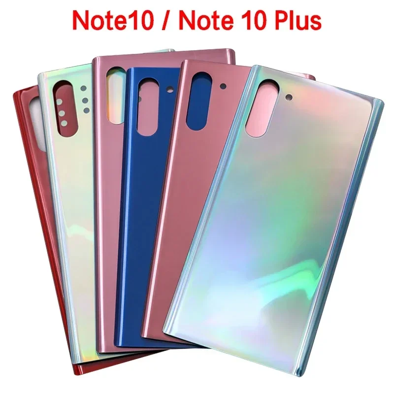 For Samsung Galaxy Note10 Note 10 Plus N970F N975F  Battery Back Cover 3D Glass Panel Rear Door Housing Case Camera Lens Replace