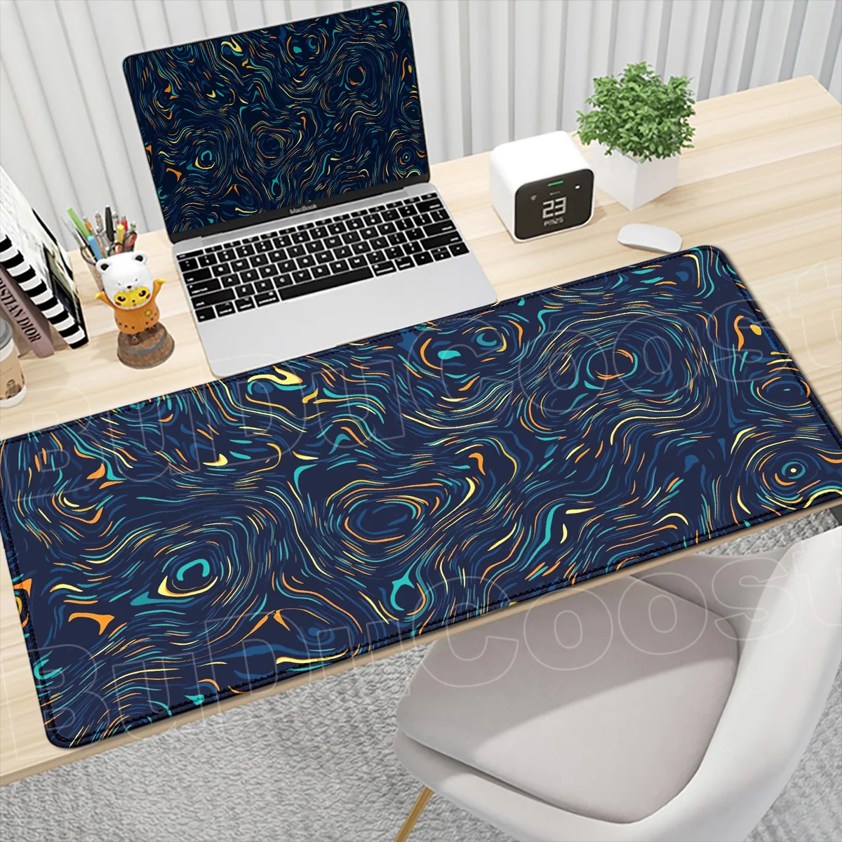 

HD Printing Strata Liquid Mouse Pad Gaming Abstract Large Size E-Sports Gamer Mousepad Carpet PC Non-slip Desk Mats Keyboard Pad