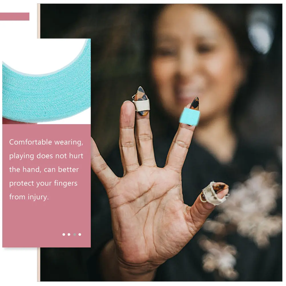 

Набор из 6 защитных лент для пальцев для гучжэна и пипы: дышащие, гипоаллергенные, мягкие, легкие, удобные для игры на цитре и лютне
