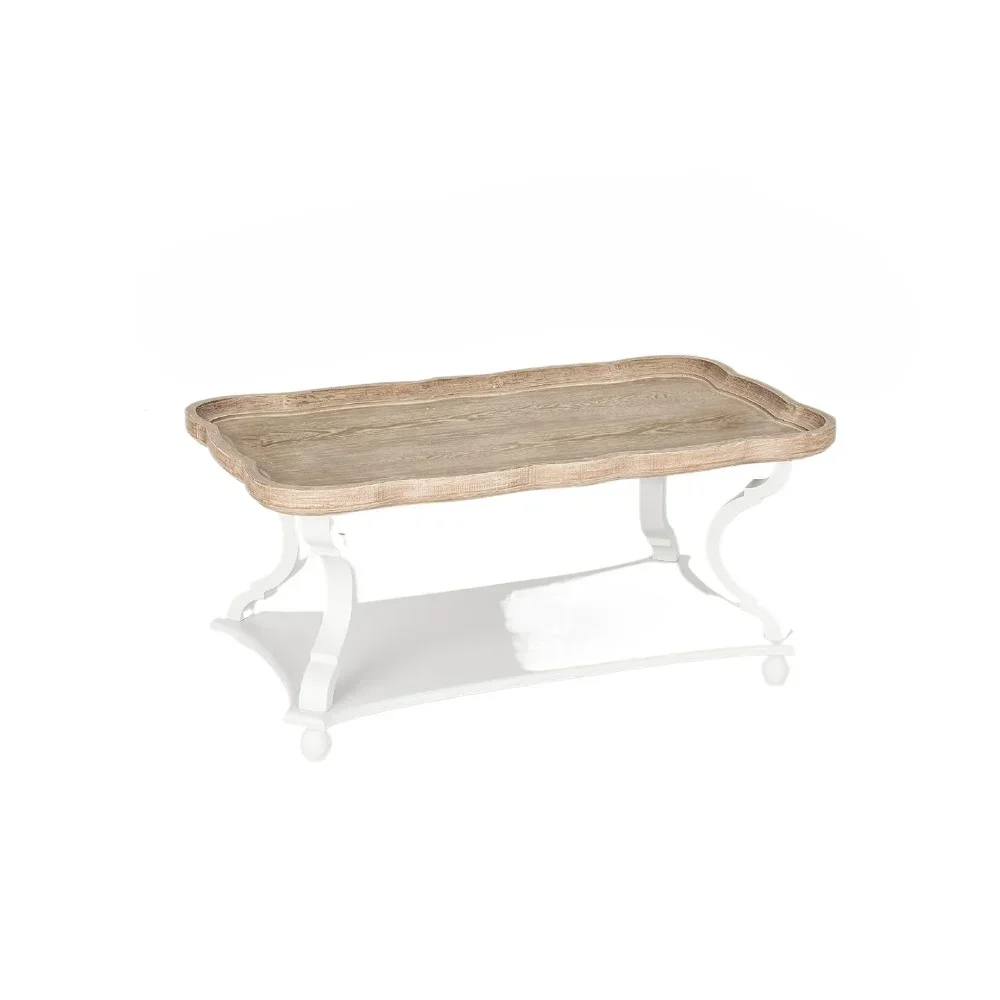 Coffee Table, Natural Tray Top Sofa Table for Family, Dinning or Living Room, Small Spaces, Handcrafted Finish, Coffee Tables