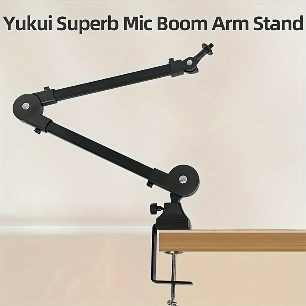 Microphone Arm Stand, With Mic Clip And Cable Ties For Blue Yeti Snowball Hyper X QuadCast SoloCast Fifine Gaming