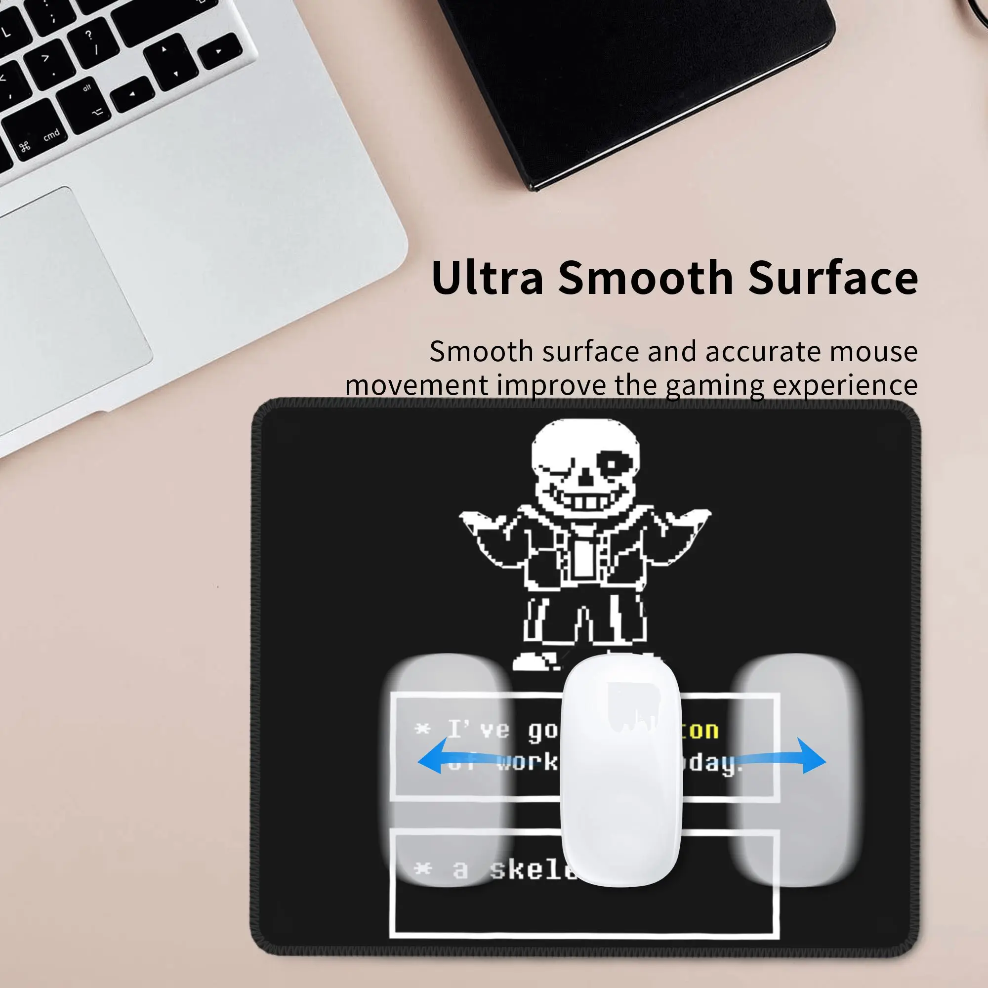 Undertale Sans Puns マウスパッドコンピュータキーボードマウスマットゲーマー PC ラップトップデスクマットオフィスアクセサリーテーブルマット