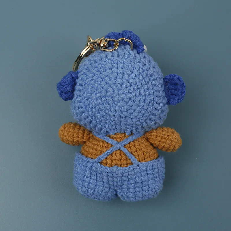 Niedlicher Gehäkelter Capybara-Anhänger Gestrickter Tier-Anhänger Handgemachter Gewebter Capybara-Schlüsselanhänger Taschendekoration Geschenk – Detail 2