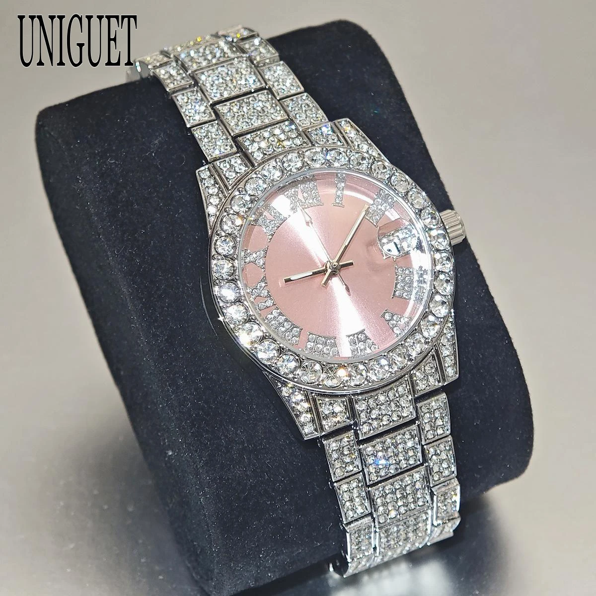 UNIGUET Pink Watches Women Lux - Jewelry Clasp Watches ulasan dan harga