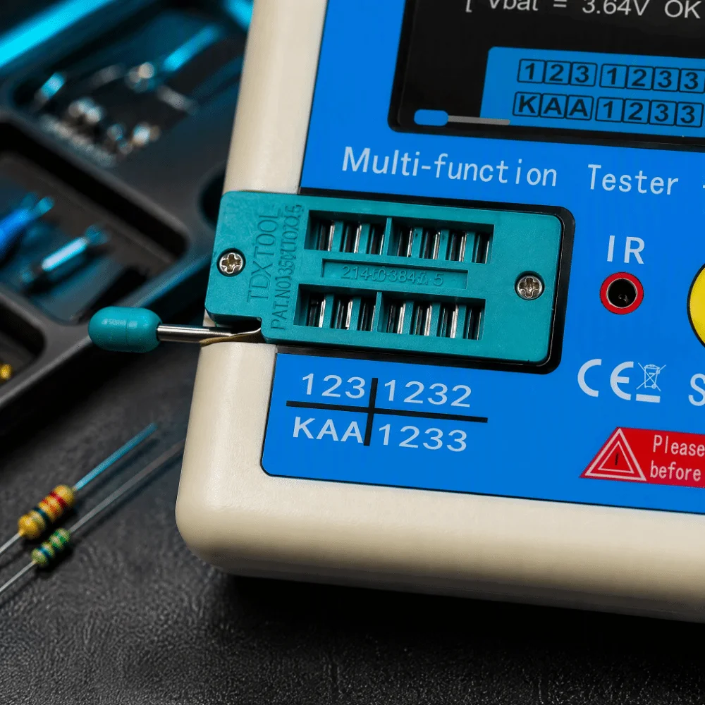 Full Color Graphic Display Transistor Tester Multifunction TFT Display LCR Meter Inductor Testing Resistor Testing