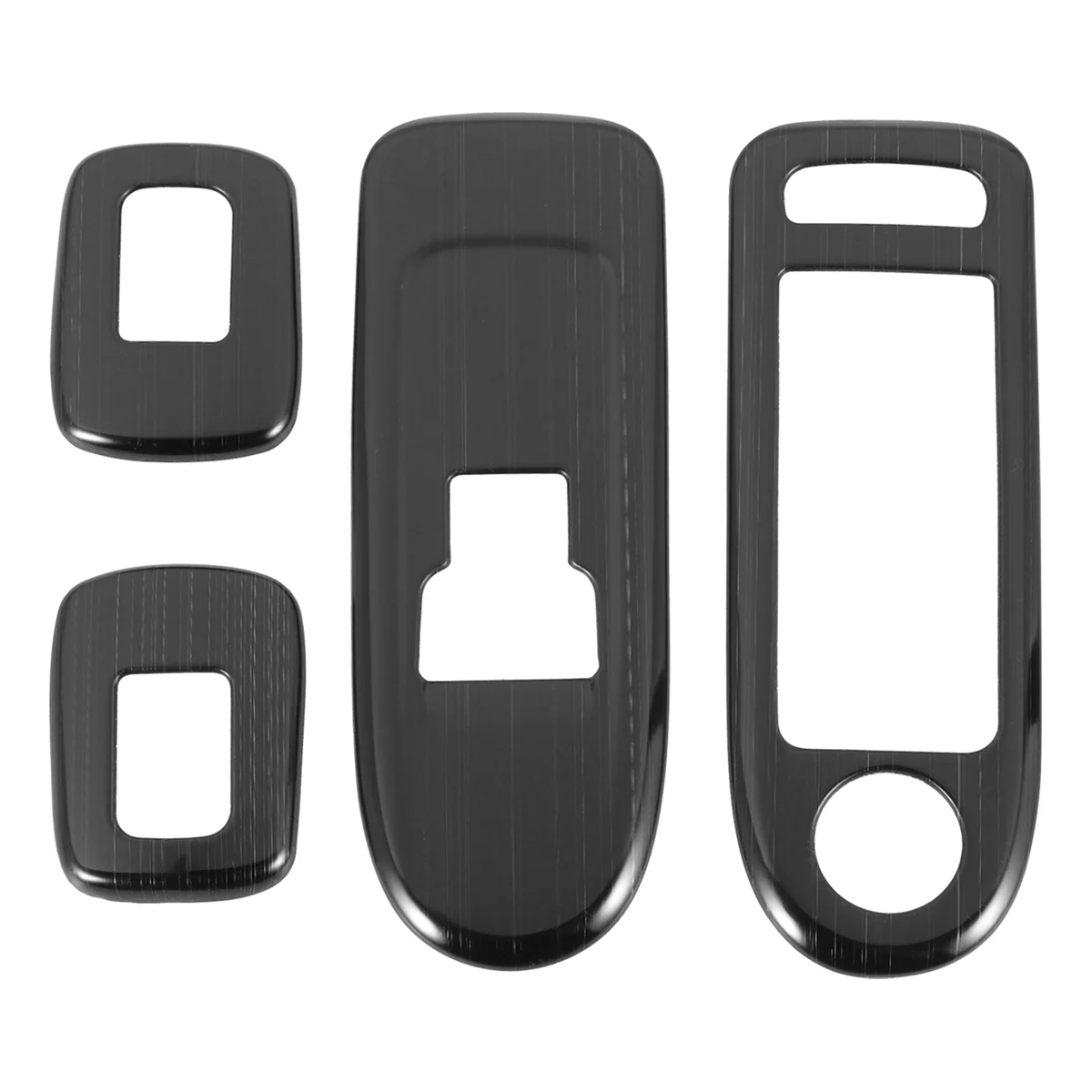 4Pcs Car Door Window Armrest Cover Switch Button Panel Trim for Citroen C5 Peugeot 508