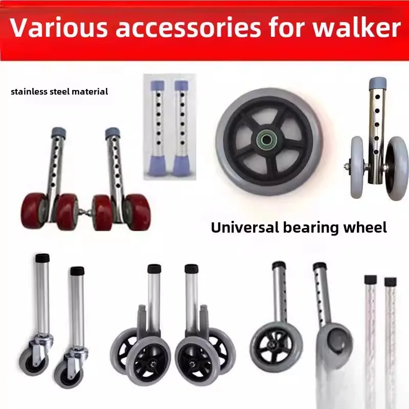 

Aluminum Alloy Wheel ly op Cart Walker Aid Device Hand Pu Wheel ly Assistance Device op Cart Accories