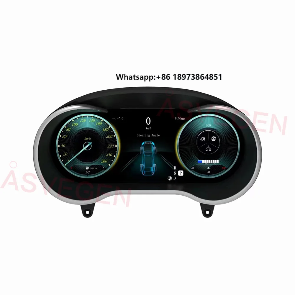 

12.3" Car Digital Cluster Instrument LCD Dashboard Instrument for Mercedes Benz C/GLC W205 NTG5.0/5.1 2015--2018