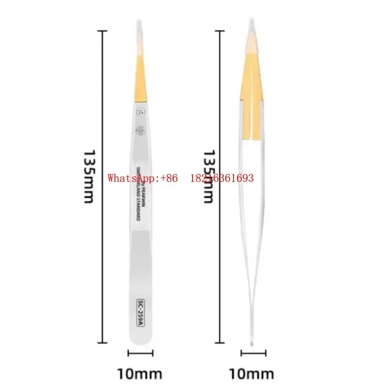 

New 1644 Store Watch Repair Tool, Boxwood Tweezers, Precision Anti Magnetic Tweezers, 27 # Pointed Tweezers, Insulated And No