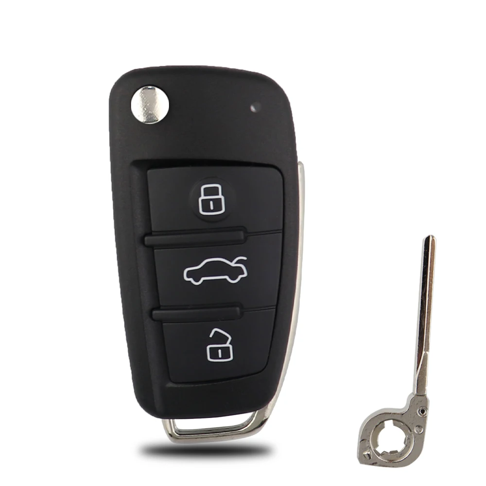 433MHZ Smart Remote Car Key Case For Audi A4 S4 B7 Cabriolet Quattro Avant 2005 2008 8E0837220Q 8E0837220K 8E0837220D ID48 Chip