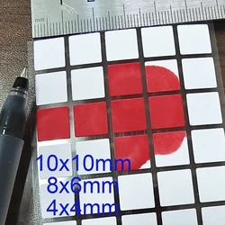 Water Sensitive Security Label Sticker Turn Red Once Got Wet and Never Fade for Device Damage Evidence Repair Warranty Void