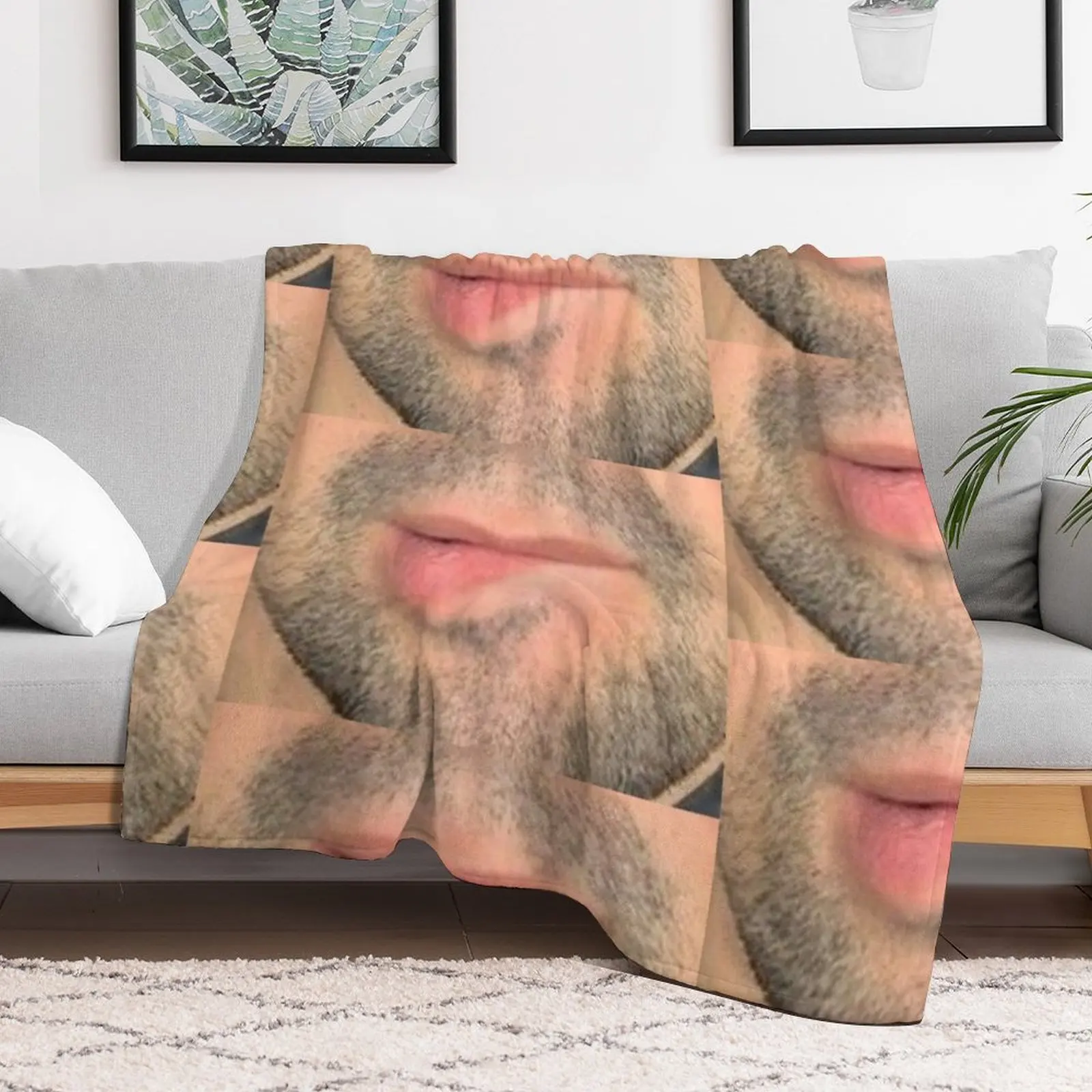 Lin manuel miranda lip bite Throw Blanket Bed Beautifuls Luxury Throw Decorative Sofa Blankets