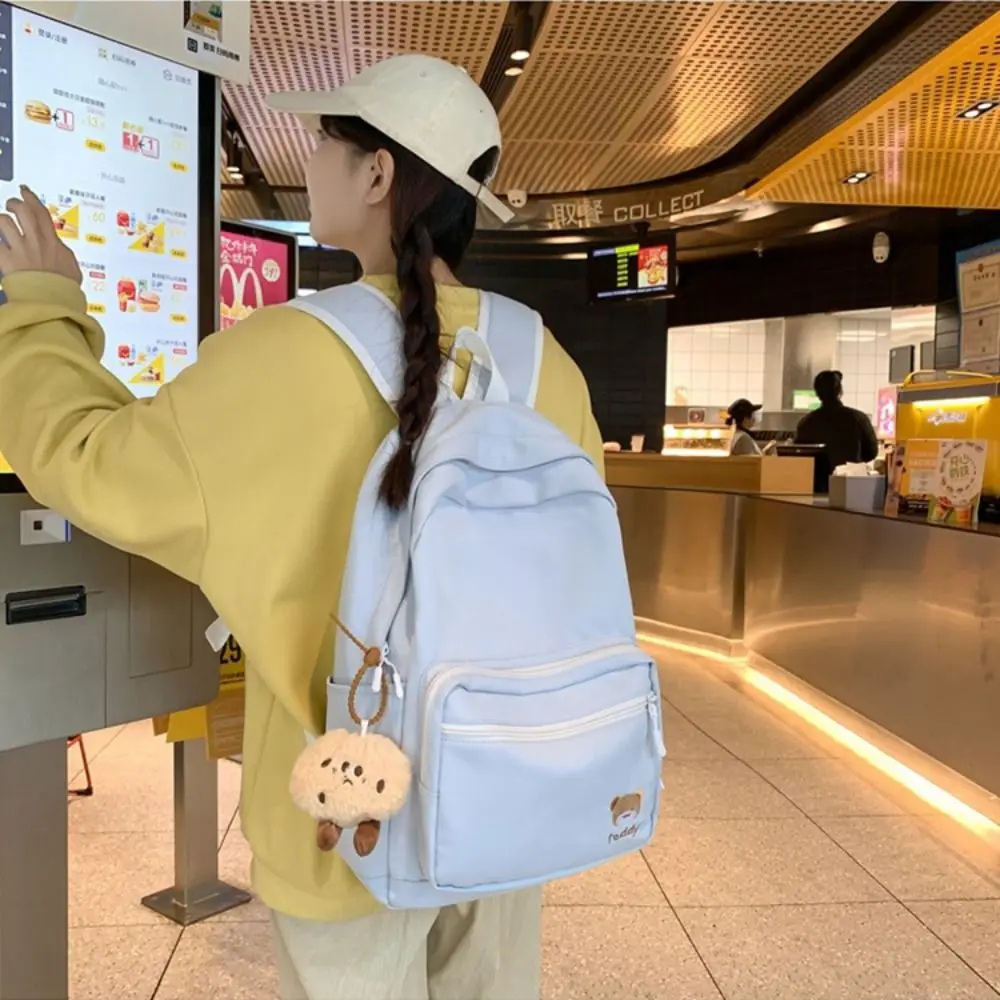 

Simple Large Capacity Student Backpacks Versatile Water-resistant Girls Backpacks Burden-Reducing Lightweight Schoolbag Outdoor