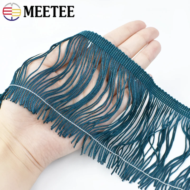 

10Meters 10-30cm Long Polyester Fringe Tassels Lace Trim for Fringes Sewing Latin Dress Curtain Tassel Trimmings DIY Accessories