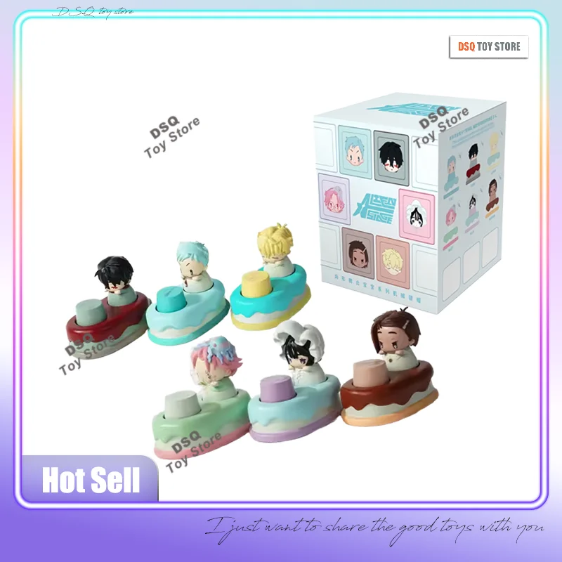 Forest Rain Man Alien Stage Spot Alien Stage Keycaps mecánicos de mano juego de moda caja ciega juguetes decoración de escritorio de ordenador