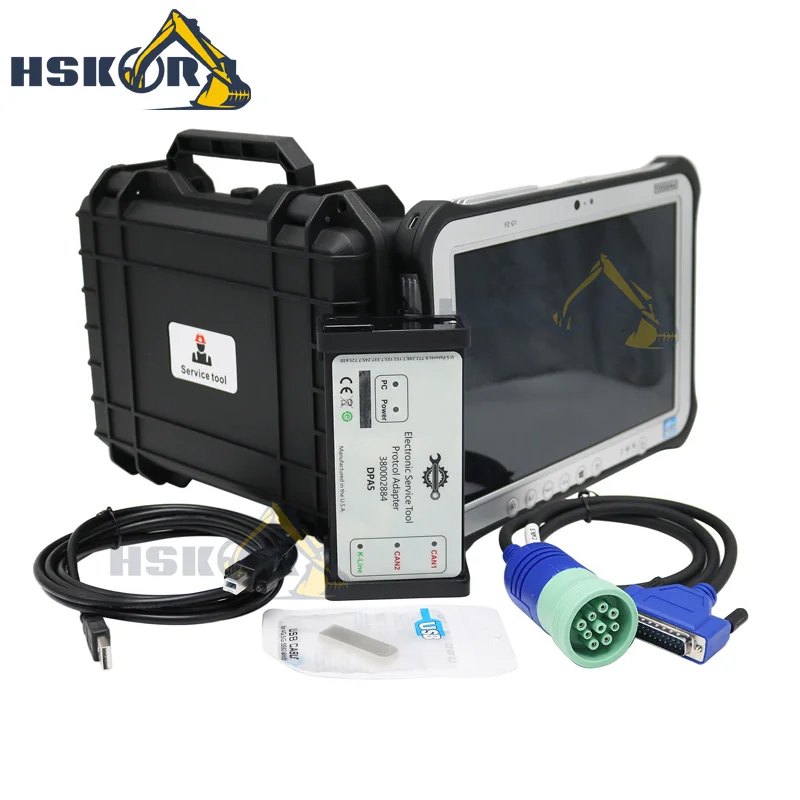 

V9.8 EST DPA5 Diagnostic Tool 380002884 For CNH New Holland Excavator Tractor Truck Loader Electronic Service Tools