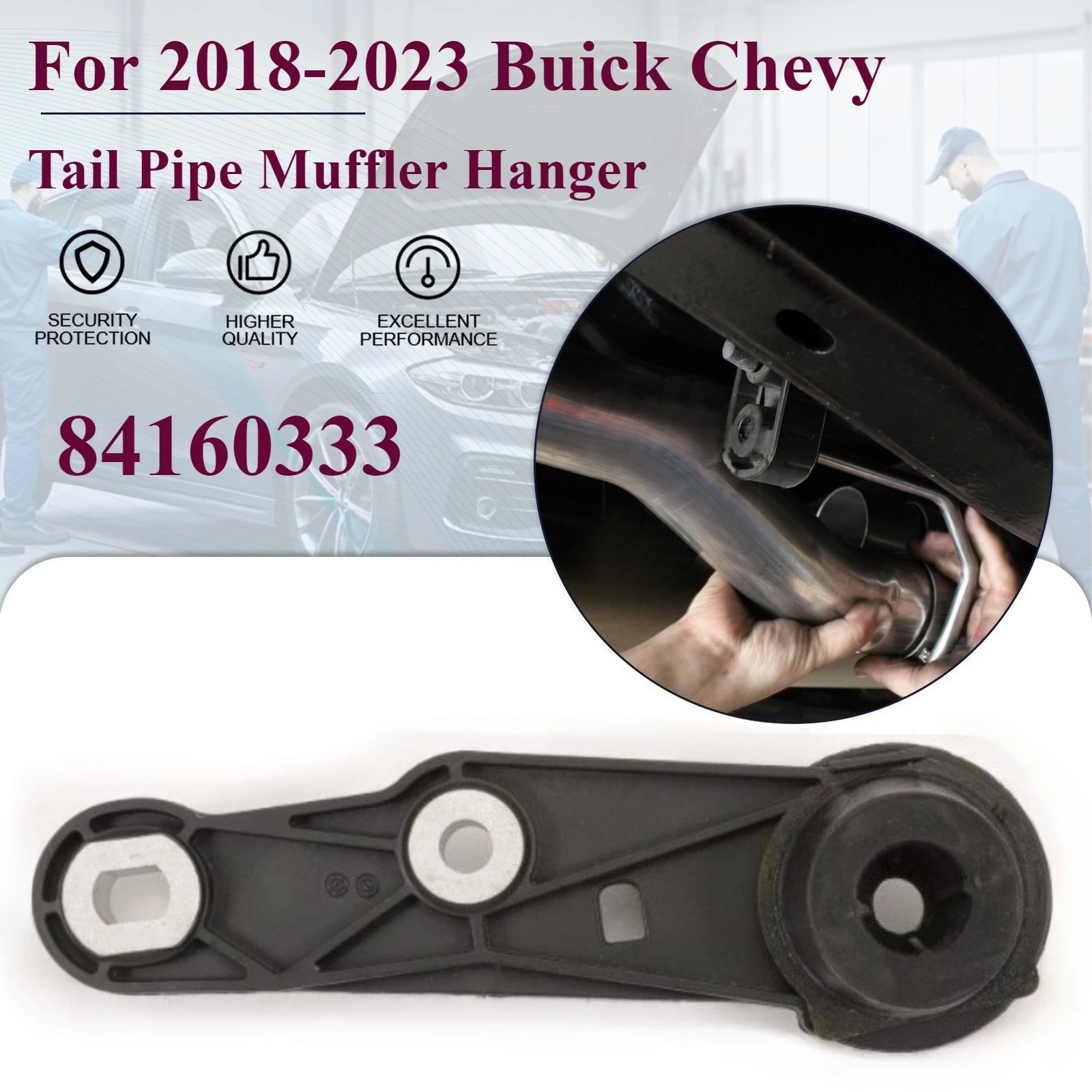 

Для Buick Chevy Traverse 2018-2023 годов, задняя задняя труба со стороны водителя, вешалка для глушителя, новинка 84160333