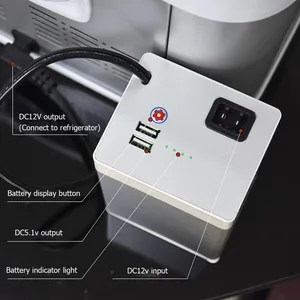 Alpicol-car dedicated refrigerator lithium battery, portable external energy bank, universal for mini freezer 6 Main Sales refrigerator with battery - №5