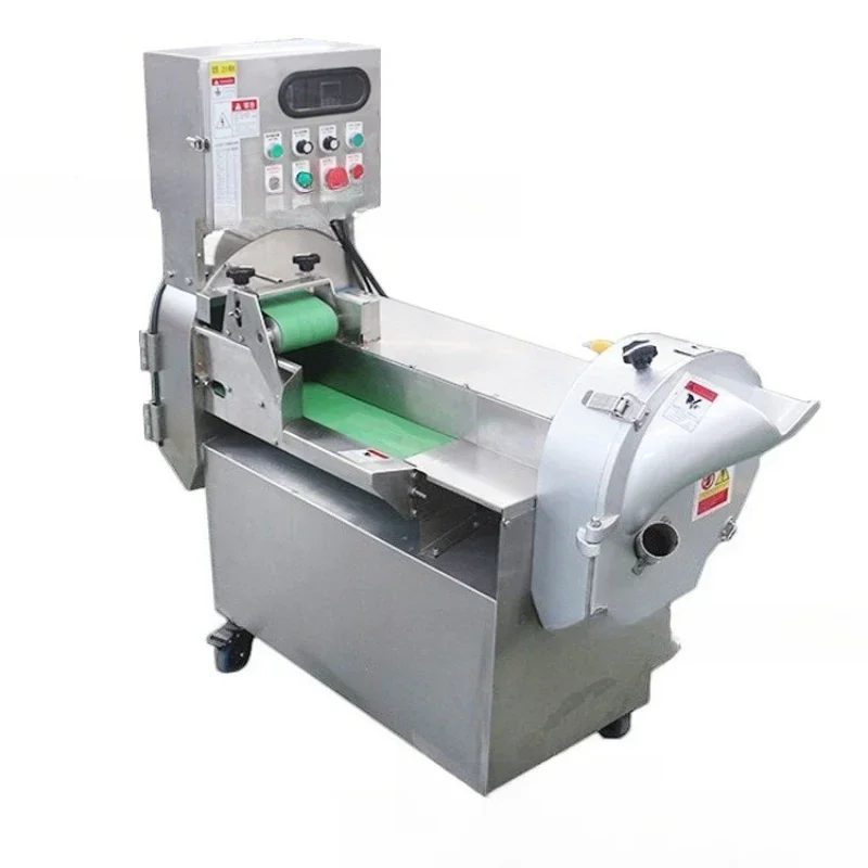 Double head vegetable cutter, stainless steel slicing, dicing, shredding and slicing machine