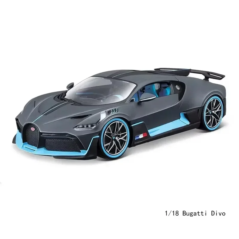 Bburago 1:18 Bugatti Bolide Bugatti Chiron Sport Bugatti Divo aleación miniatura Diecast modelo coche deportivo juguete coleccionable niños regalo